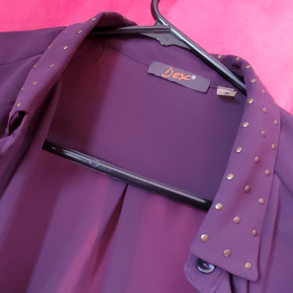 Sheer Button Down Shirt - Picture 2 of 3